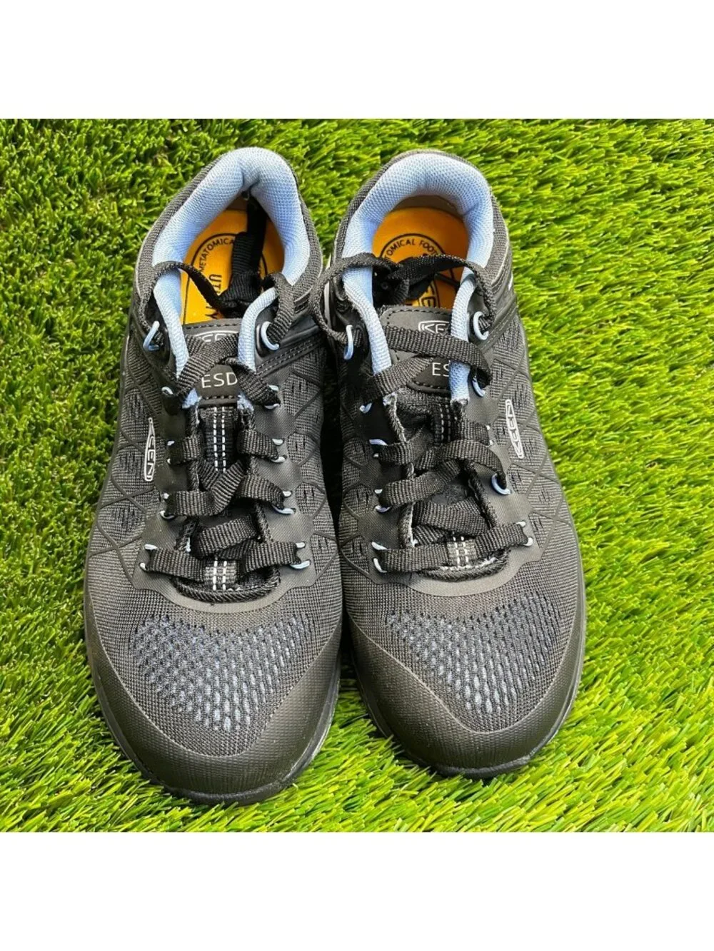 Keen Utility Vista Energy Womens Size 5.5D Black Carbon Toe Safety Work Shoes